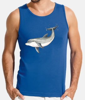 dolphin - homme, sans manches bleu royal