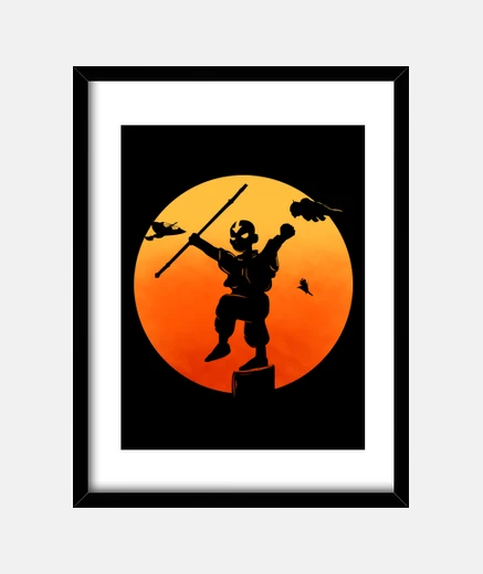 Quadro dominatore dell39aria di karate