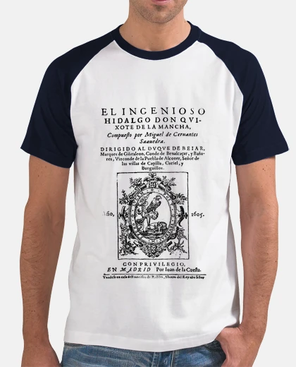 Camiseta Don Quijote - Portada edición original