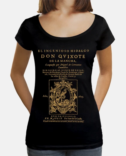 Camiseta Don Quijote. Primera página (revisited)