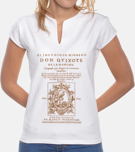 T-shirt don quixote. first page (revisited)