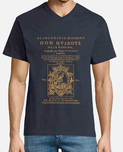 T-shirt don quixote. first page (revisited)