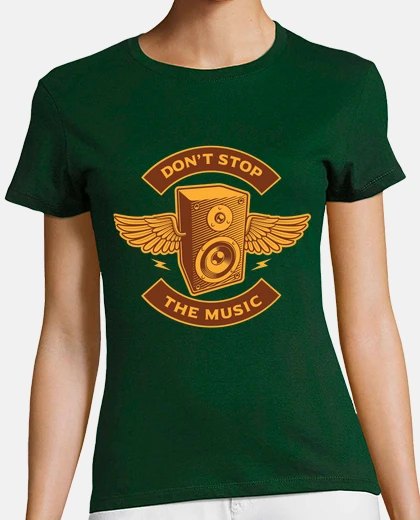 Camiseta Don t stop the music