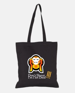 don t shout im not deat t-shirt
