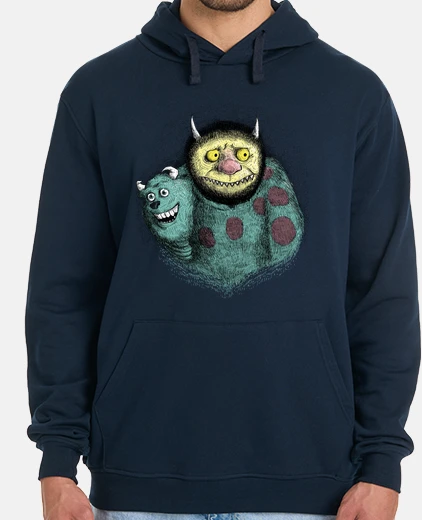 Sudadera Donde te mienten los monstruos.