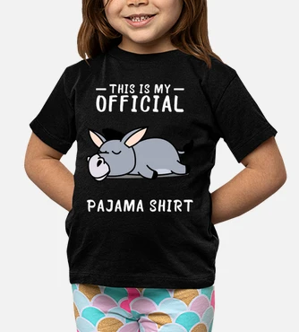 Donkey sleep shirt pajamas kids t shirt tostadora
