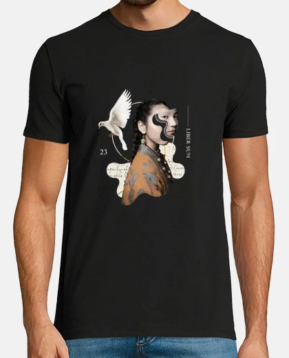 T-shirt donna asiatica colomba artista raro disegno , sfilata di moda ,