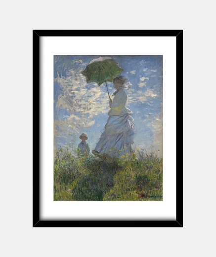 Quadro donna con parasole (1875)