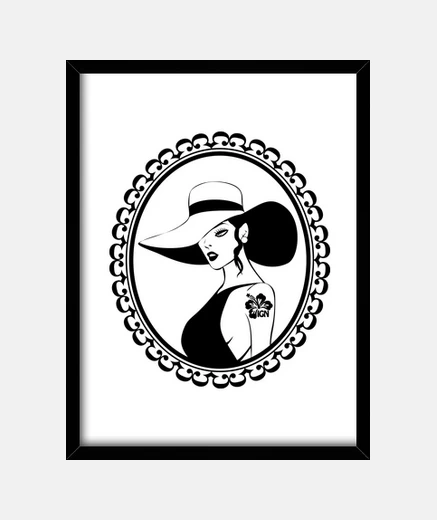 Quadro donna fat a