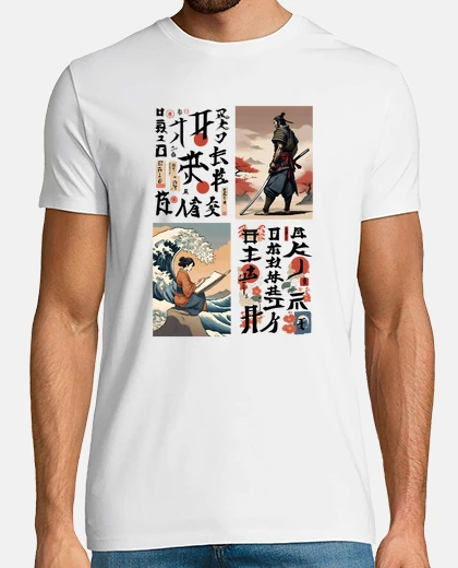T-shirt donna jap one sa pin tando un samurai