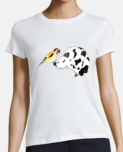 T-shirt Donna, manica corta, bianca, qualità premium