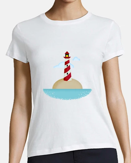 T-shirt Donna, manica corta, bianca, qualità premium