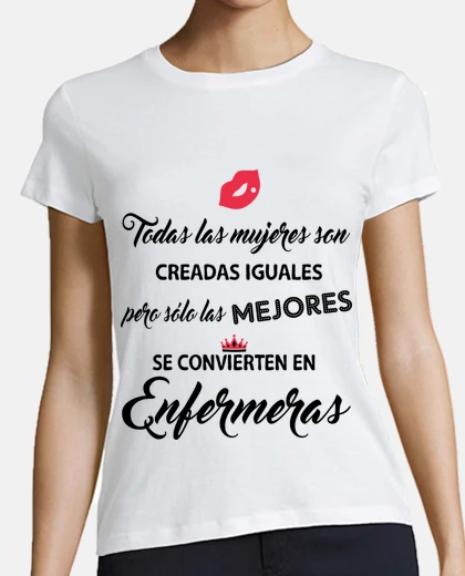 T-shirt Donna, manica corta, bianca, qualità premium