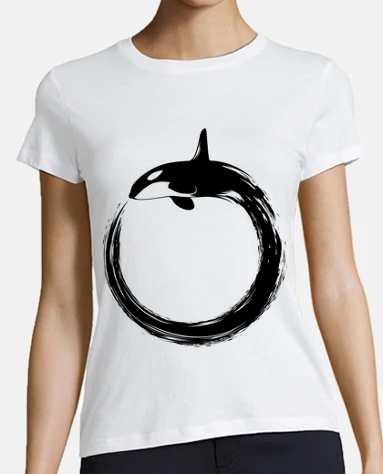 T-shirt Donna, manica corta, bianca, qualità premium