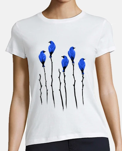 T-shirt Donna, manica corta, bianca, qualità premium