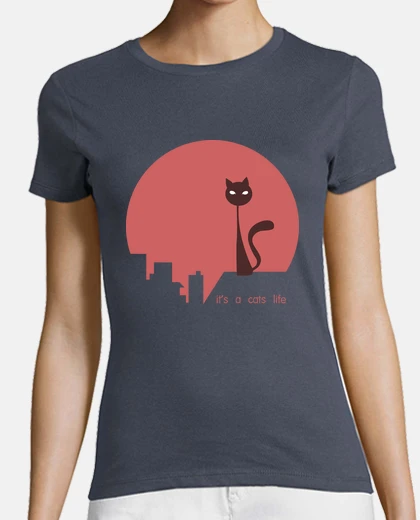 T-shirt Donna, manica corta, grigia scura, qualità premium