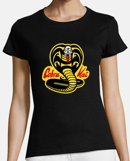 T-shirt Donna, manica corta, nera, qualità premium
