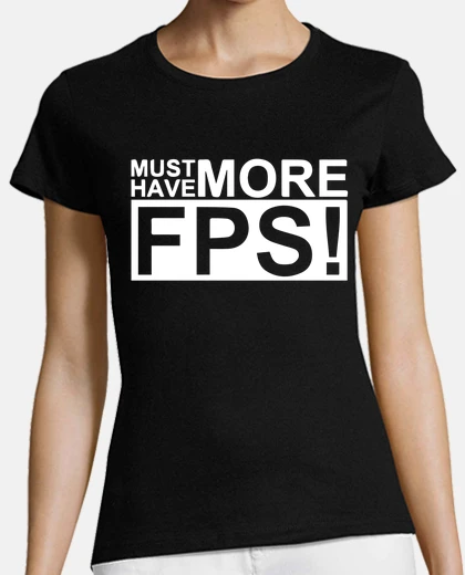 T-shirt Donna, manica corta, nera, qualità premium