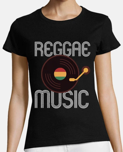 T-shirt Donna, manica corta, nera, qualità premium