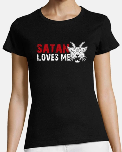 T-shirt Donna, manica corta, nera, qualità premium