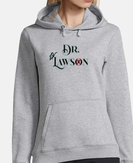 Donna, felpa con cappuccio, grigio melange