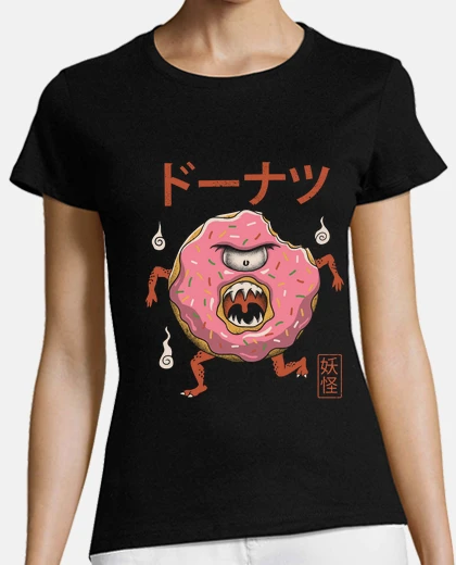 T-shirt donne camicia yokai ciambella