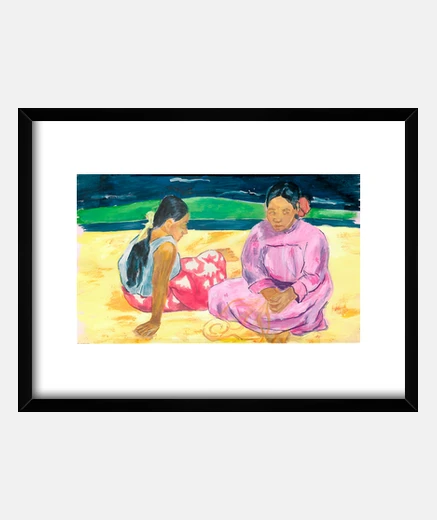 Quadro donne tahitiane, gauguin
