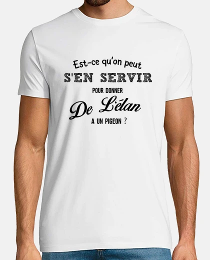 Tee-shirt Donner de l elan a un pigeon  Kaamelott