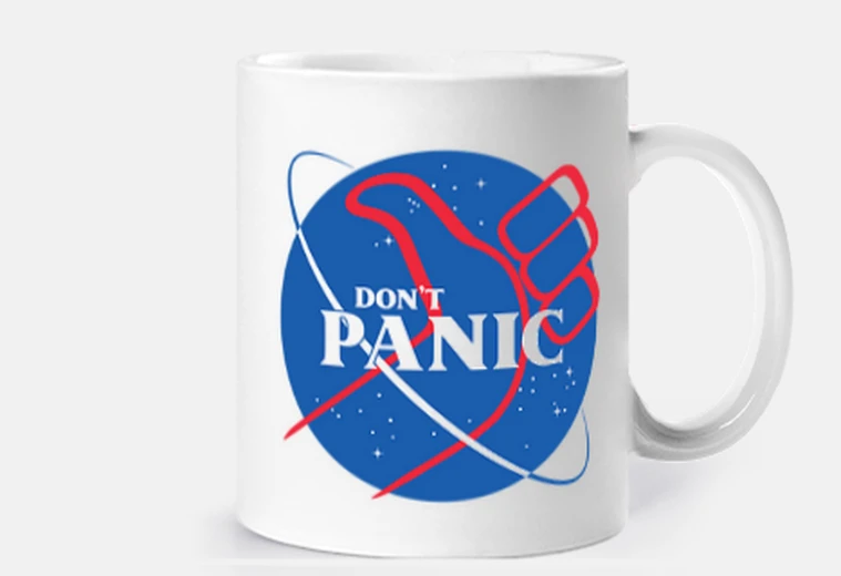 Cup dont panic - mug
