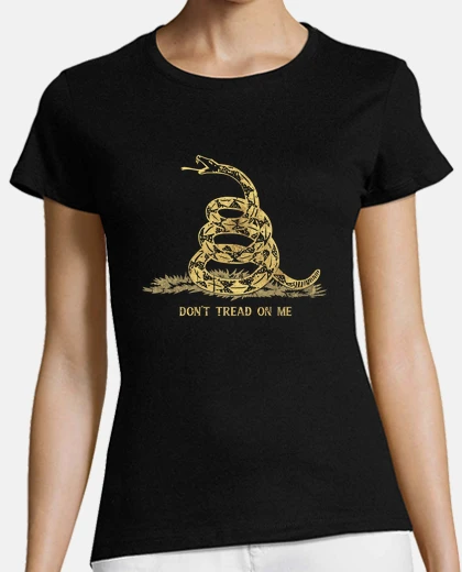 Playera Dont Tread On Me - Vintage Gold V01
