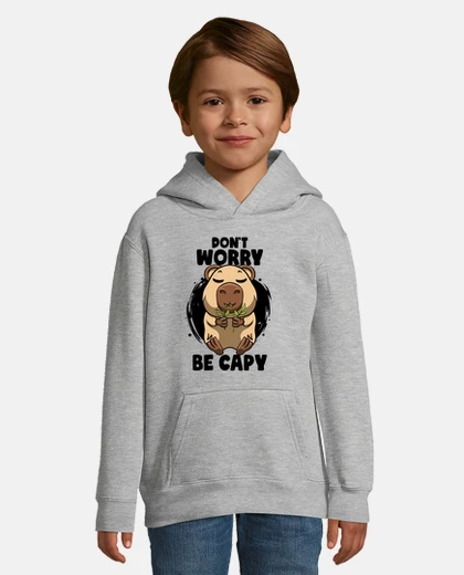 Abbigliamento Dont Worry be Capy Funny Capybara Face