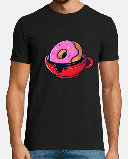 T-shirt donut in a cup