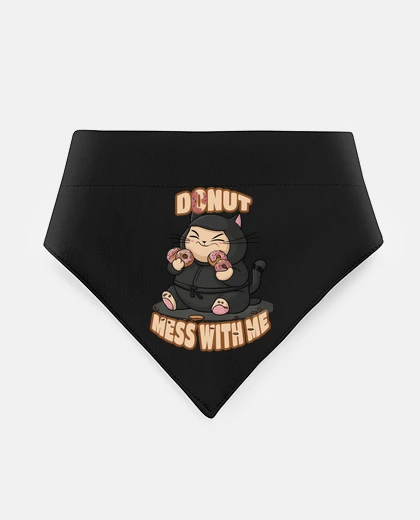 Mascotas Donut Mess With Me Ninja Cat