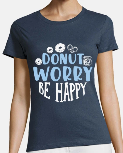 Tee-shirt donut worry be happy