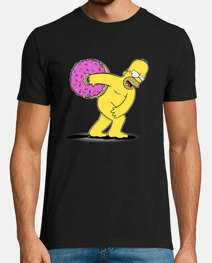 Springfield Camiseta Junk Food Graphic Hombre Mujer Camiseta
