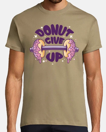 Camiseta donuts culturismo humor donut