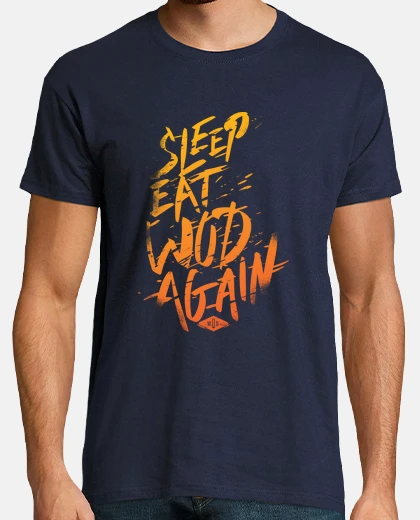 Tee-shirt dormir, manger, wod vol à nouveau. 2