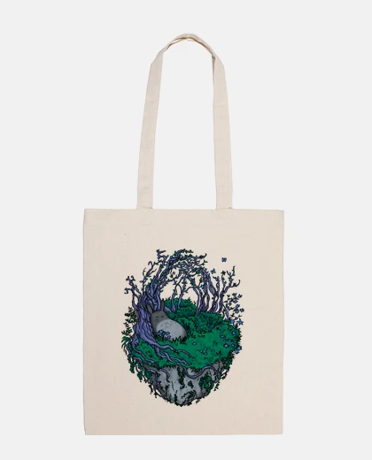 Borsa dormire in una foresta