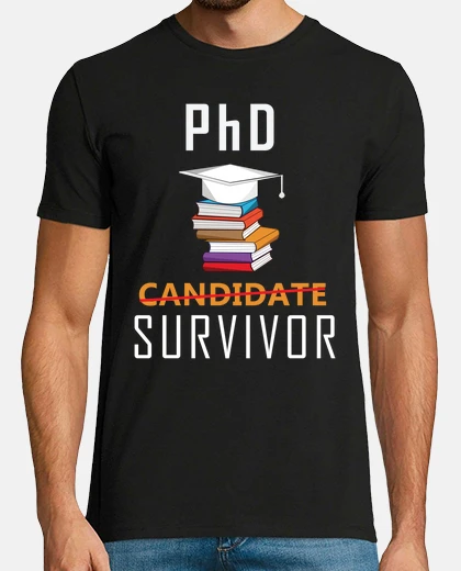 T-shirt dottorato di ricerca divertente student