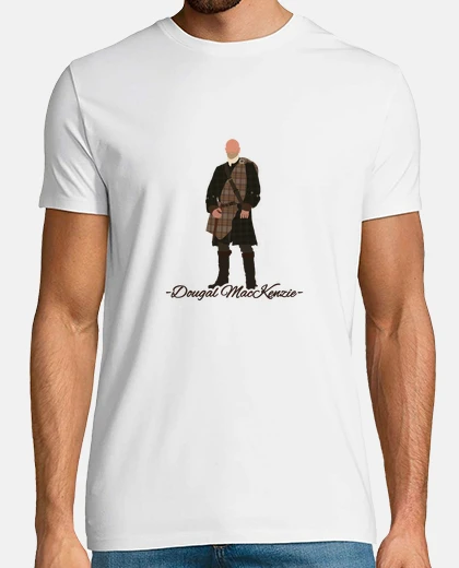 Tee-shirt dougal mackenzie - outlander - saison 1