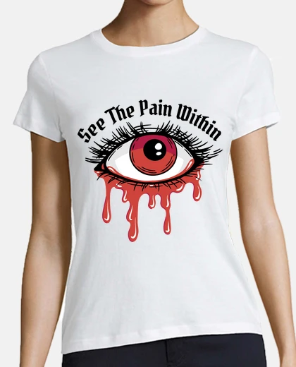 Tee-shirt douleur souffrance intérieur regard kahlo expression 