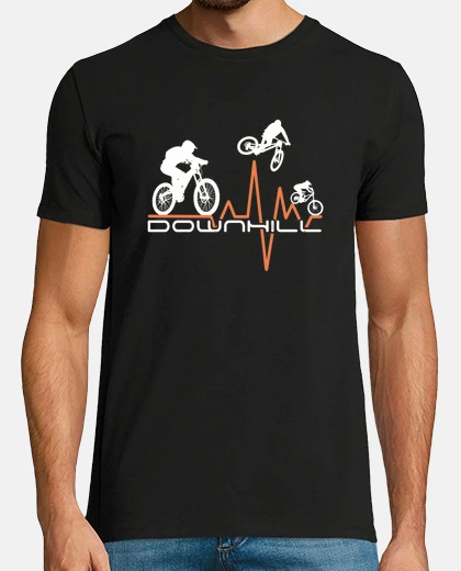 T-shirt downhill - mtb mtb bici da downhill hea
