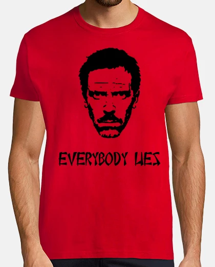 Camiseta Dr House: everybody lies