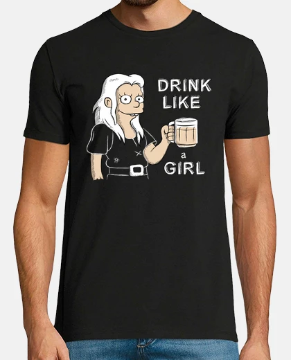 T-shirt Dr ink like una ragazza