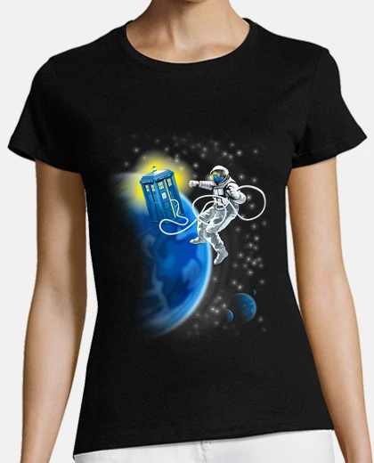 Tee-shirt dr who - marche dans l'espace