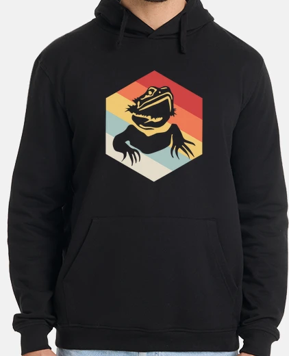 Sudadera dragón barbudo retro
