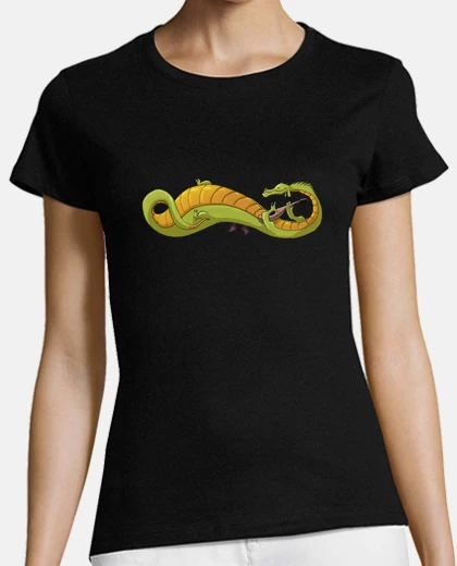 Tee-shirt dragon barde femme