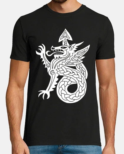 Camiseta Dragon blanco