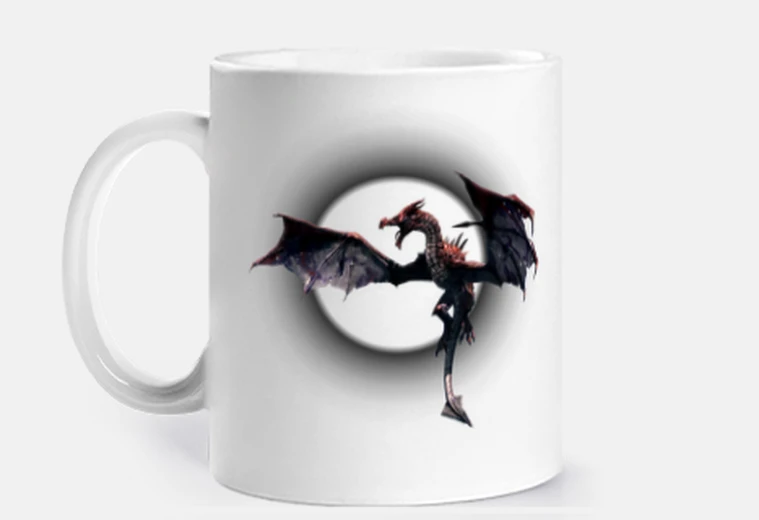 Mug Dragon devant éclipse