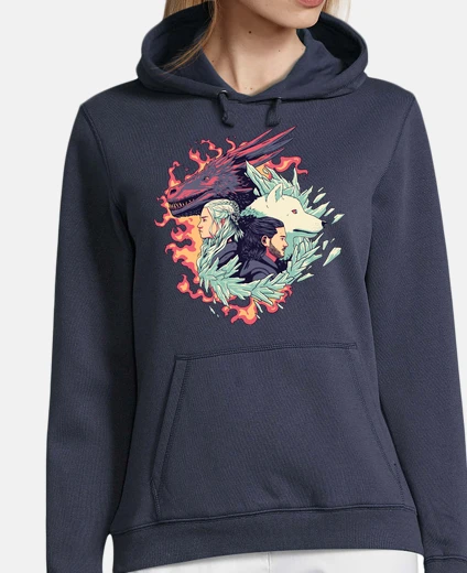 Sweat dragon et loup - daenerys et jon snow